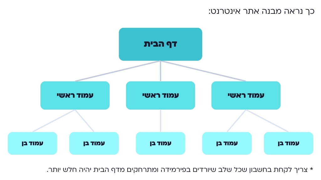 מבנה אתר אינטרנט